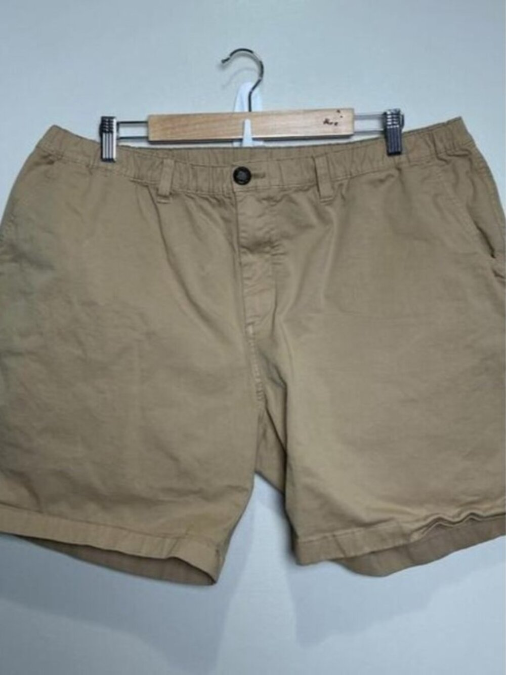 Chubbies Men's‎ Shorts Size XXL Chino Khaki Regular Fit 7" Classic Strech Waist